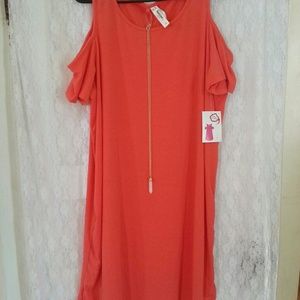 Beauty Boutique Orange Dress Brand New Tags